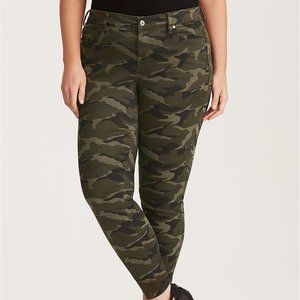 Torrid Camo Print Skinny Pants 12